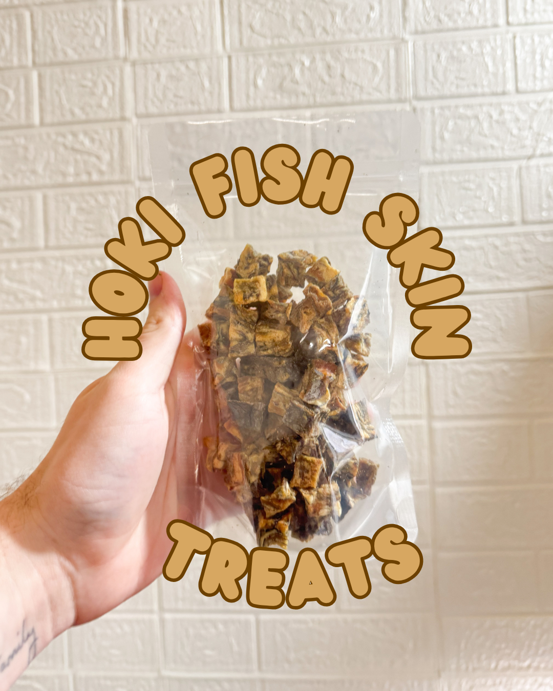 Hoki Fish Skin Bites