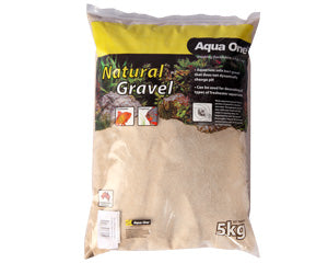 Aqua One Natural Gravel River Sand Australian 5kg
