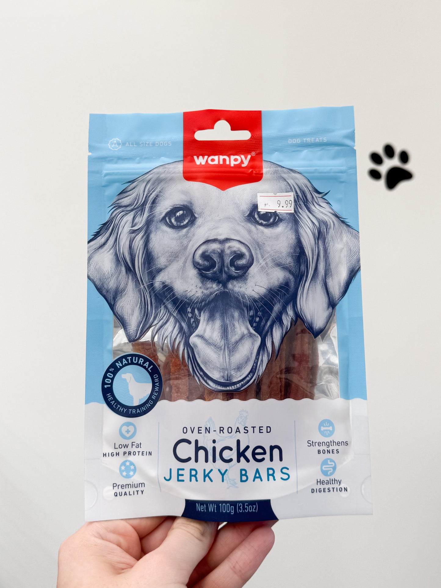 Wanpy Chicken Jerky Bars