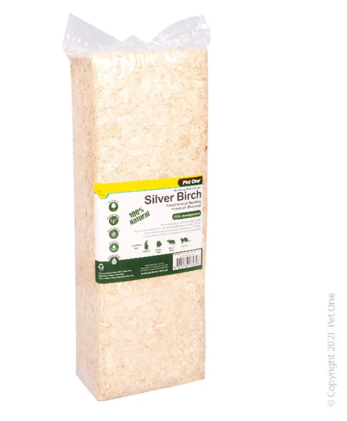 Pet one silver birch shavings