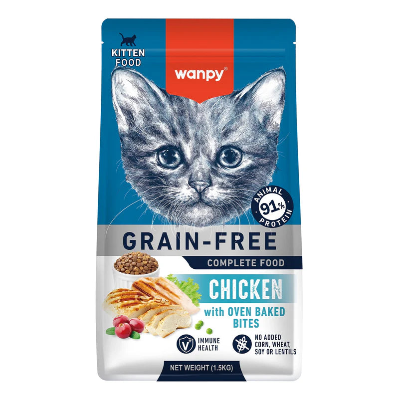 Wanpy Kitten 1.5kg Grain Free Chicken Recipe