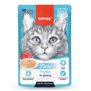 Wanpy Cat Pouch 70g Tuna Stew 10pk