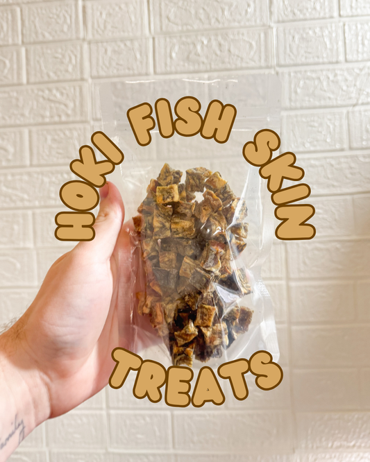 Hoki Fish Skin Bites