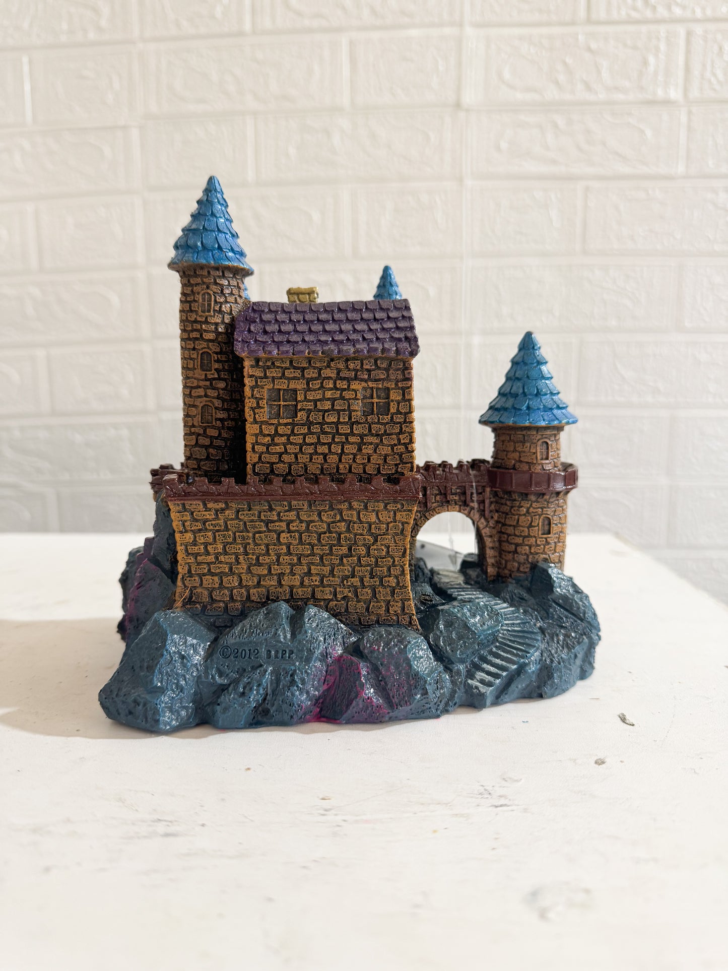 Shimmery Whimsical Castle Ornament