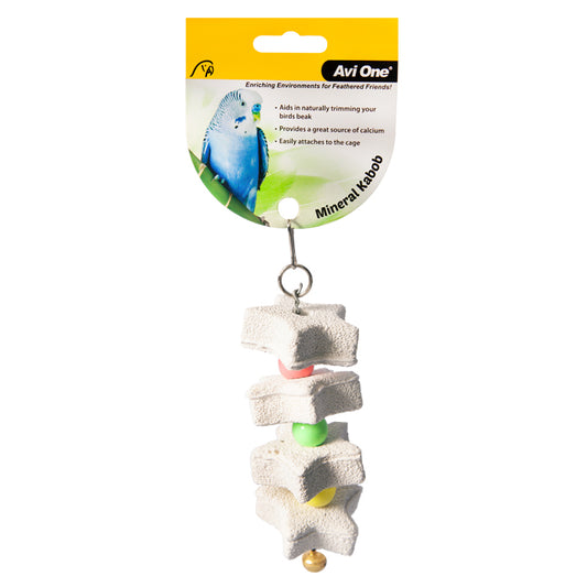 Avi One Bird Toy - Mineral Star Kabob 18x5.5x5cm