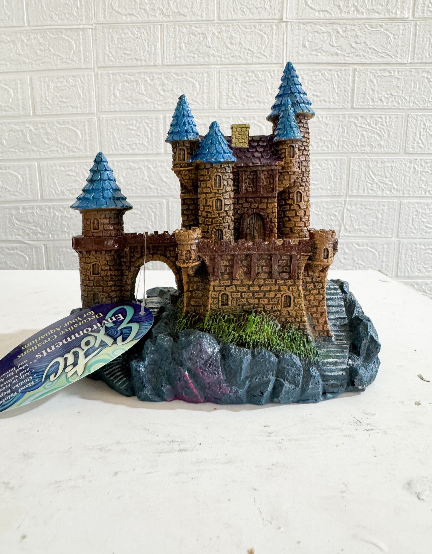 Shimmery Whimsical Castle Ornament