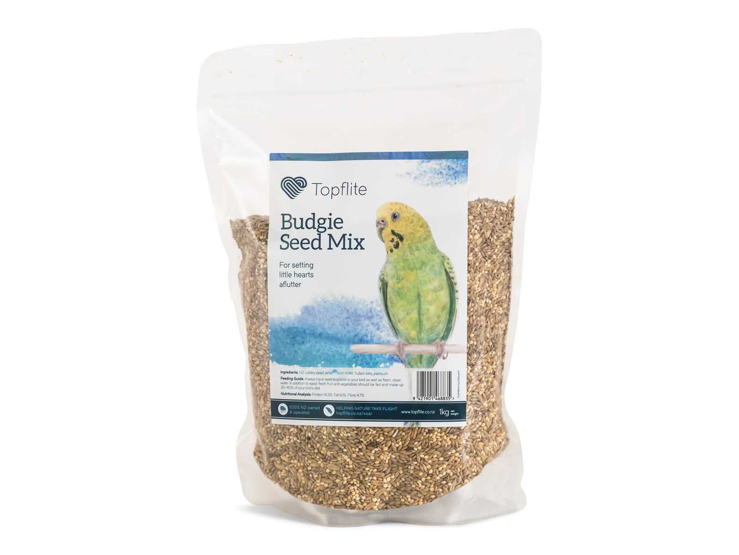 Topflite Budgie Seed 1kg