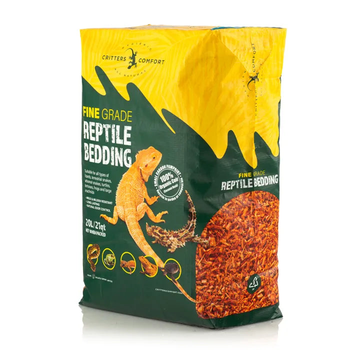 Critters Comfort Fine Grade Reptile Bedding 20L