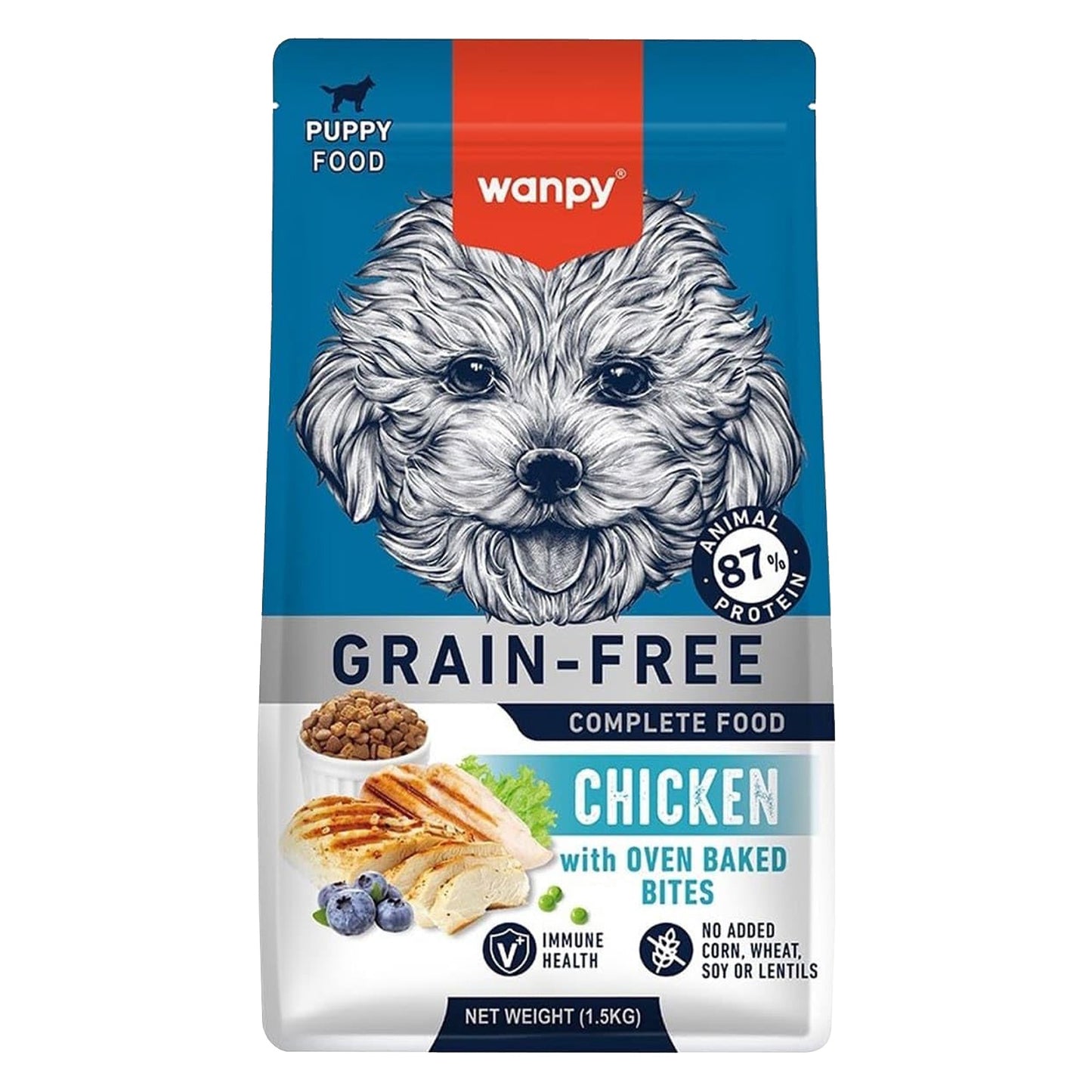 Wanpy Grainfree Puppy Chicken Recipe 1.5kg