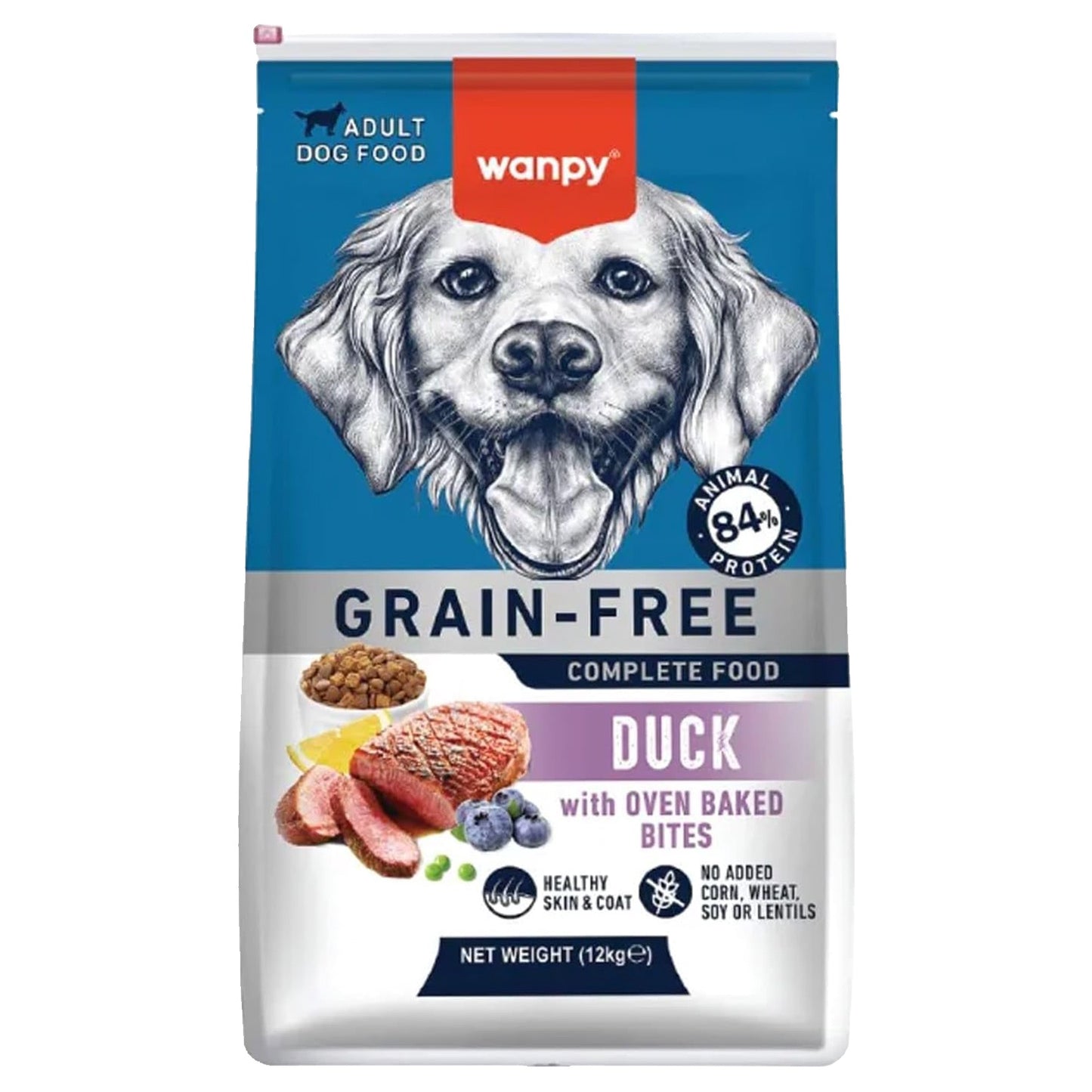 Wanpy Grainfree Dog Duck Recipe 12KG