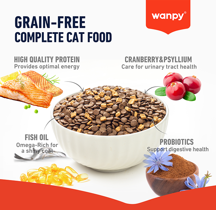 Wanpy Cat 1.5kg Grain Free Salmon Recipe