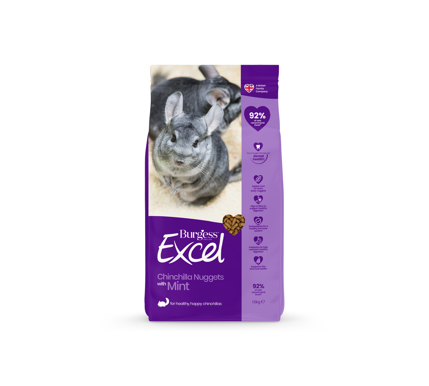 Excel Chinchilla Food 1.5kg
