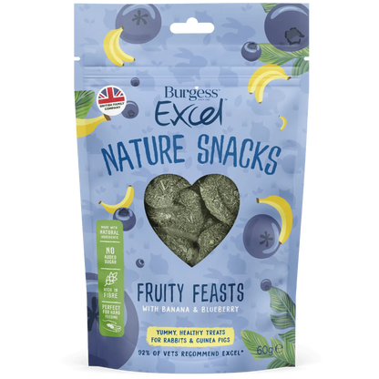 Excel Fruity Feasts Treats 60gm