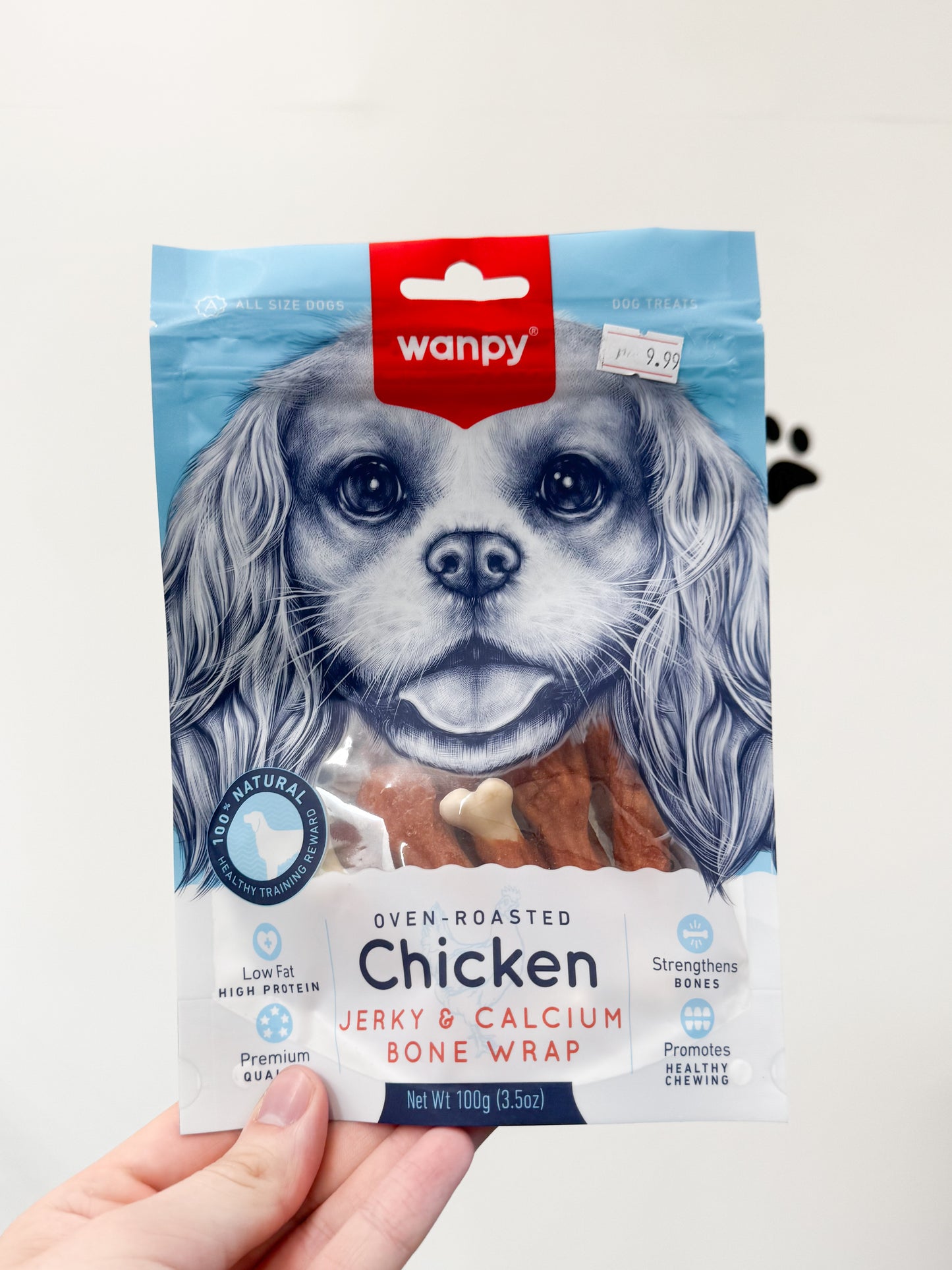 Wanpy Chicken Jerky & Calcium Bone Wrap