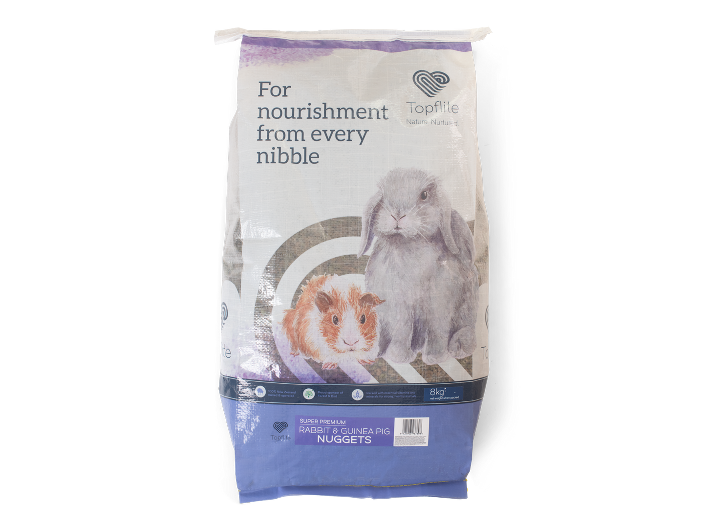 Topflite Super Premium Rabbit & Guinea Pig Nuggets 8kg