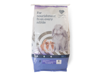 Topflite Super Premium Rabbit & Guinea Pig Nuggets 8kg
