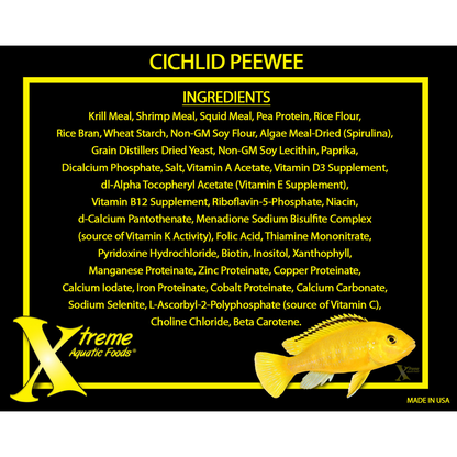 Xtreme Cichlid Peewee 1.5mm Pellets