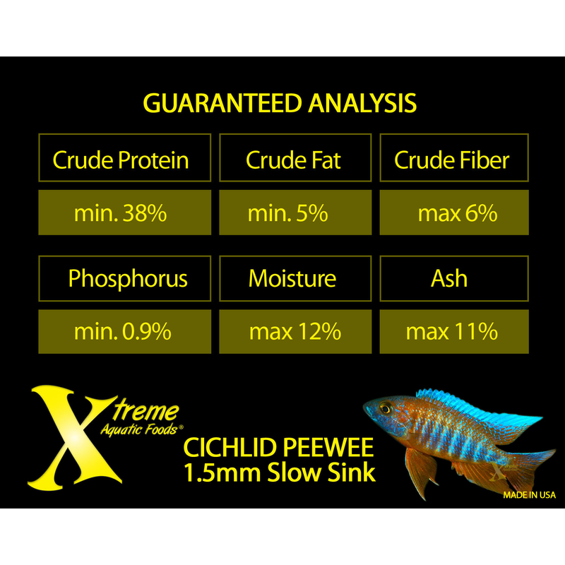 Xtreme Cichlid Peewee 1.5mm Pellets