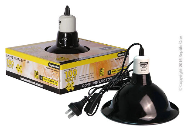 Reptile One Heat Lamp Ceramic Reflector (Up To 100W E27)