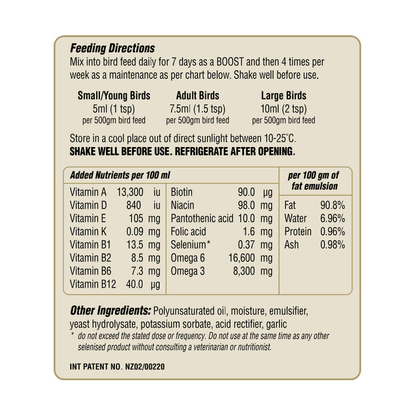 My Beau Vitamin and Mineral for Birds