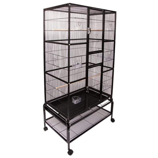 Avi One Tall Black Cage