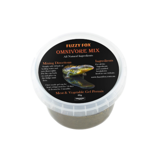 Fuzzy Fox Omnivore Mix for reptiles