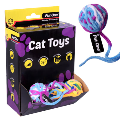 Pet One Yarn Ball With Tail 5cm